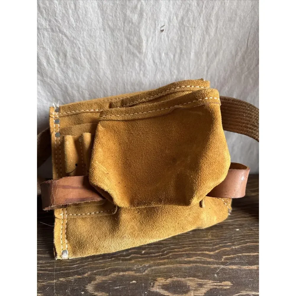 Nicholas Heavy Suede Top Grain Cowhide No 82303P Tool Bag
